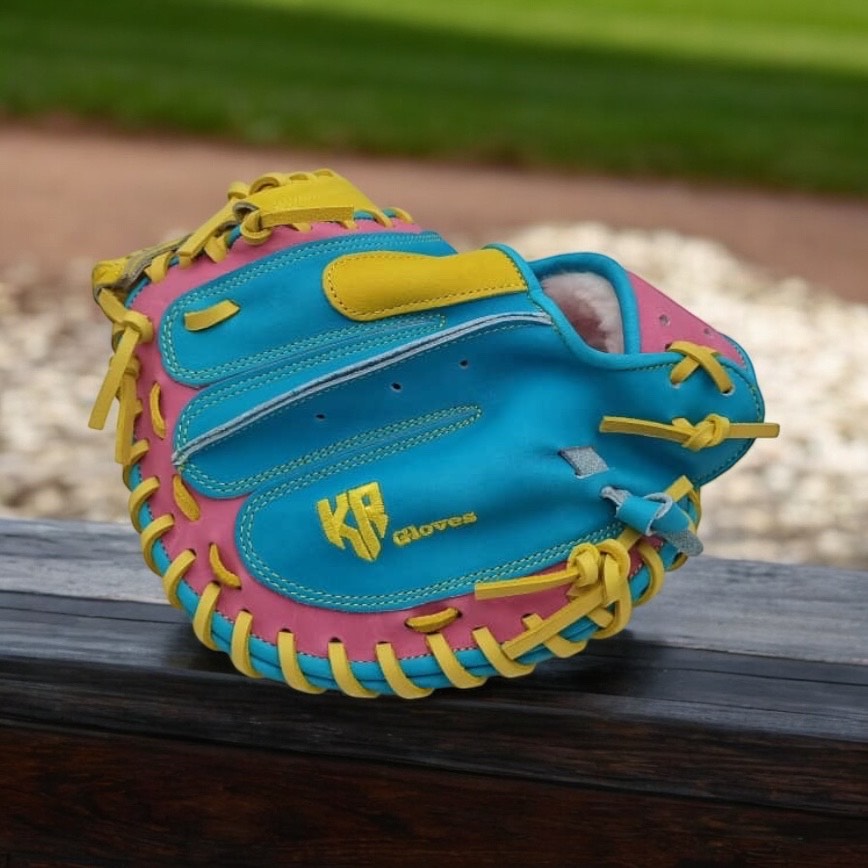 32.5 Catcher's Mitt Teal & Yellow