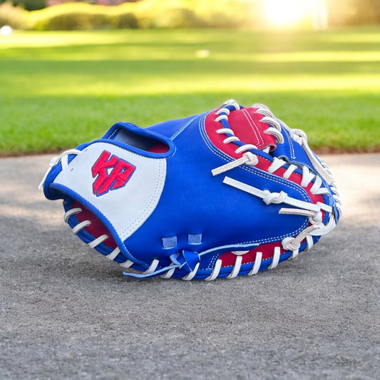 33.5 Catcher's Mitt Blue & Red